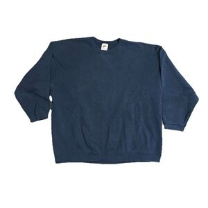 Vintage 90's Kids Nike Tonal Swoosh Sweatshirt Size M 8-10/ Women's S/M 22"x25"‎